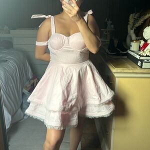 NWT ByEgreis Loise Pink Dress XS